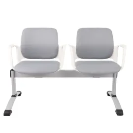 Ławka ASPEN-2 WT ARM Grospol biała ławka do poczekalni