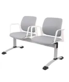 Ławka ASPEN-2 WT ARM Grospol biała ławka do poczekalni