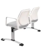 Ławka ASPEN-2 WT ARM Grospol biała ławka do poczekalni