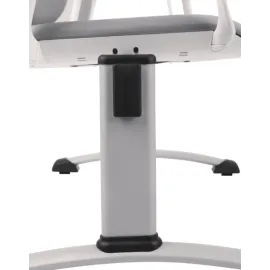 Ławka ASPEN-3 WT ARM Grospol biała ławka do poczekalni do przychodni