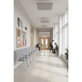 Krzesło konferencyjne AXEL 4L ROLL White – mobilne i wygodne