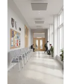 Krzesło konferencyjne AXEL 4L ROLL White – mobilne i wygodne