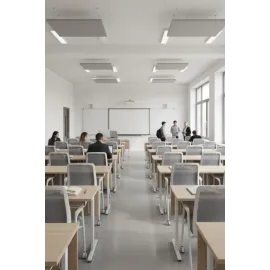 Krzesło konferencyjne AXEL 4L ROLL White – mobilne i wygodne