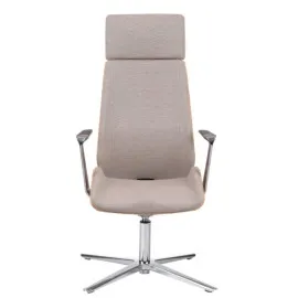 Fotel konferencyjny MOON Wood HD CF – drewniany, ergonomiczny design