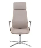 Fotel konferencyjny MOON Wood HD CF – drewniany, ergonomiczny design