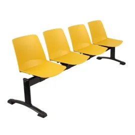 Nowoczesna Ławka OSLO-4 do Poczekalni – Stalowa Rama, 6 Kolorów