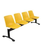 Nowoczesna Ławka OSLO-4 do Poczekalni – Stalowa Rama, 6 Kolorów