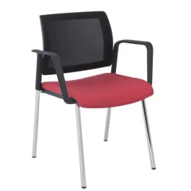 Nowoczesne krzesło konferencyjne SET NET ARM chrome