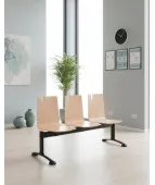 Ławka FALUN WOOD - 2-, 3-, 4- lub 5-osobowa Grospol do poczekalni