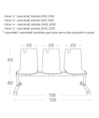 Ławka FALUN WOOD - 2-, 3-, 4- lub 5-osobowa Grospol do poczekalni