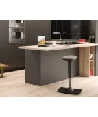 Hoker KIKO regulowany Grospol – nowoczesny, obrotowy taboret barowy