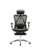 Fotel ergonomiczny ANGEL biurowy obrotowy eurOpa plus z podnóżkiem