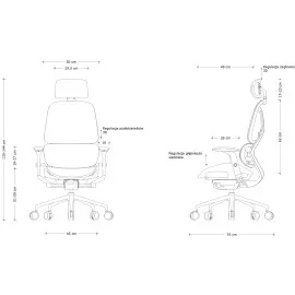 Fotel ergonomiczny AREO-X Unique