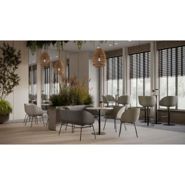 Stolik JULA Table blat metalowy Grospol do kawiarni i ogródków piwnych