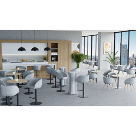 Stolik JULA Table blat metalowy Grospol do kawiarni i ogródków piwnych