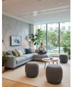 Pufa MONA – Klasyczna i wygodna do biura i restauracji