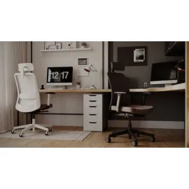 Fotel biurowy NICO BS HD Grospol ergonomiczny fotel z zagłówkiem