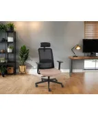 Fotel biurowy NICO BS HD Grospol ergonomiczny fotel z zagłówkiem