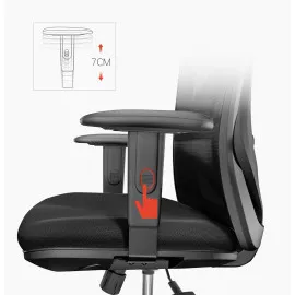 ANGEL Europa Plus – fotel ergonomiczny z podnóżkiem | ANGEL CHAIRS