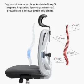 ANGEL Europa Plus – fotel ergonomiczny z podnóżkiem | ANGEL CHAIRS