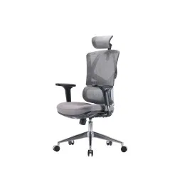 Fotel ergonomiczny ANGEL Dakota 2.0 grafitowy – fotel z zagłówkiem 3D