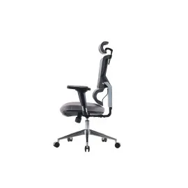 Fotel ergonomiczny ANGEL Dakota 2.0 grafitowy – fotel z zagłówkiem 3D