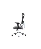 Fotel ergonomiczny ANGEL Dakota 2.0 grafitowy – fotel z zagłówkiem 3D