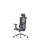 Fotel ergonomiczny ANGEL Dakota 2.0 grafitowy – fotel z zagłówkiem 3D