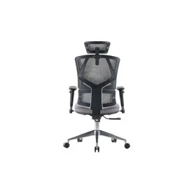 Fotel ergonomiczny ANGEL Dakota 2.0 grafitowy – fotel z zagłówkiem 3D