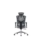 Fotel ergonomiczny ANGEL Dakota 2.0 grafitowy – fotel z zagłówkiem 3D
