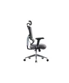 Fotel ergonomiczny ANGEL Dakota 2.0 grafitowy – fotel z zagłówkiem 3D