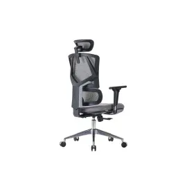 Fotel ergonomiczny ANGEL Dakota 2.0 grafitowy – fotel z zagłówkiem 3D