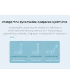 Fotel ergonomiczny ANGEL Dakota 2.0 grafitowy – fotel z zagłówkiem 3D
