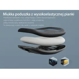Fotel ergonomiczny ANGEL Dakota 2.0 grafitowy – fotel z zagłówkiem 3D