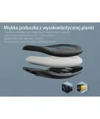 Fotel ergonomiczny ANGEL Dakota 2.0 grafitowy – fotel z zagłówkiem 3D