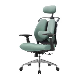 Fotel ergonomiczny biurowy ANGEL SteliO zielony – fotel tapicerowany