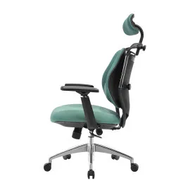 Fotel ergonomiczny biurowy ANGEL SteliO zielony – fotel tapicerowany