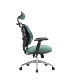 Fotel ergonomiczny biurowy ANGEL SteliO zielony – fotel tapicerowany
