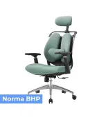 Fotel ergonomiczny biurowy ANGEL SteliO zielony – fotel tapicerowany