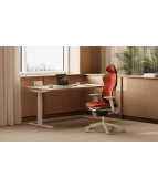 Ergonomiczne krzesło biurowe PROX Mesh Black HRUA zagłówiem Nowy Styl