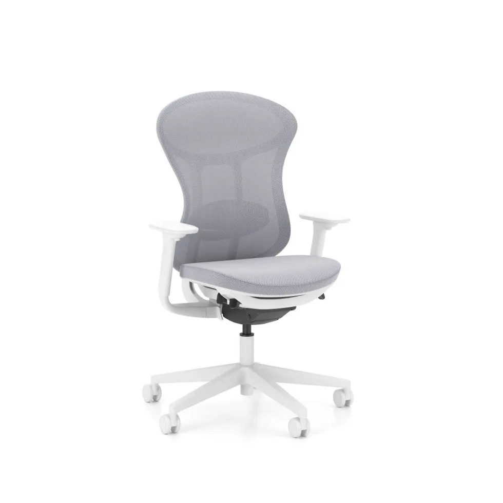 Ergonomiczne krzesło biurowe PROX Mesh Grey Nowy Styl