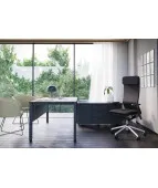 Nowoczesne solidne i tanie biurko Easy Space I-LEG RC Nowy Styl