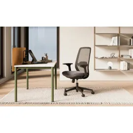 Nowoczesne solidne i tanie biurko Easy Space I-LEG RC Nowy Styl