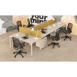 Nowoczesne solidne i tanie biurko Easy Space I-LEG RC Nowy Styl
