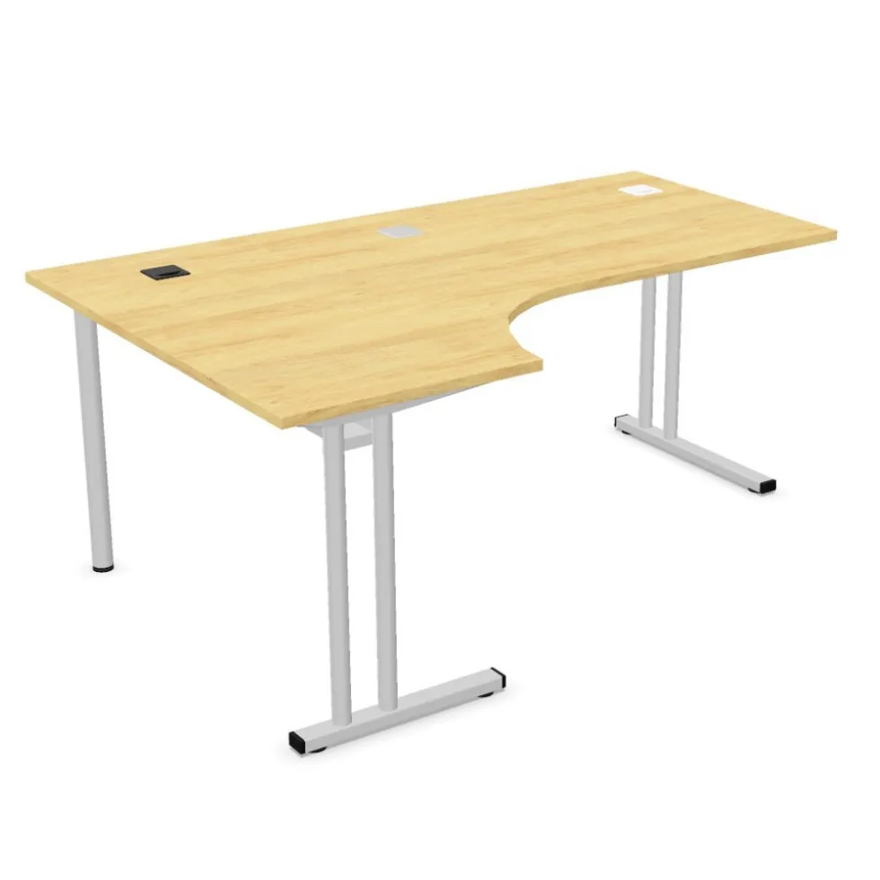 Nowoczesne narożne biurko Easy Space C-LEG LS Nowy Styl