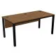 Nowoczesne solidne i tanie biurko Easy Space I-LEG RC z panelem dolnym Nowy Styl