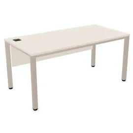 Nowoczesne solidne i tanie biurko Easy Space I-LEG RC z panelem dolnym Nowy Styl