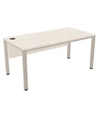 Nowoczesne solidne i tanie biurko Easy Space I-LEG RC z panelem dolnym Nowy Styl