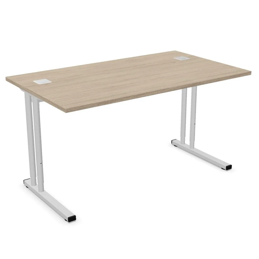 Nowoczesne solidne i tanie biurko Easy Space C-LEG RC Nowy Styl
