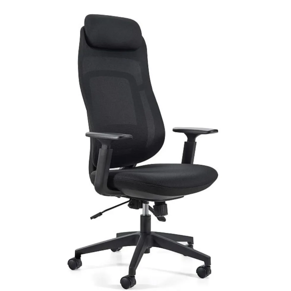 Ergonomiczny fotel biurowy NEXO Unique Meble z zagłówkiem